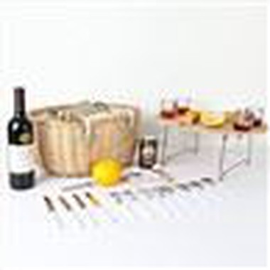 Insulated Handle Picnic Basket 4 Person